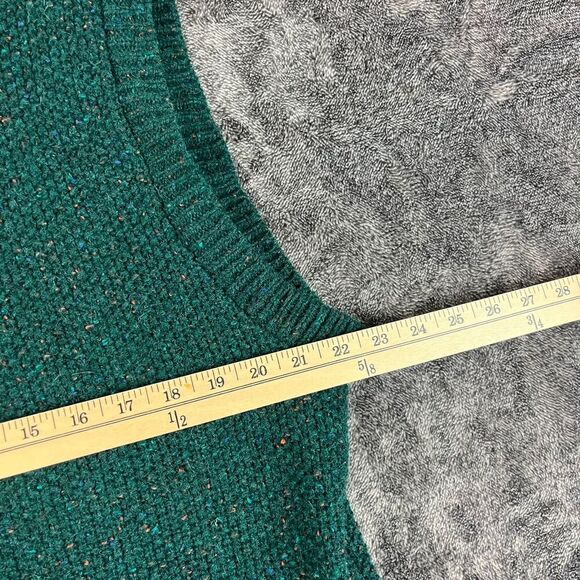 Vtg Orvis Hunting Vest Wool Blend Full Zip Green Pockets Mens L Outdoor Speckled - Picture 5 of 9